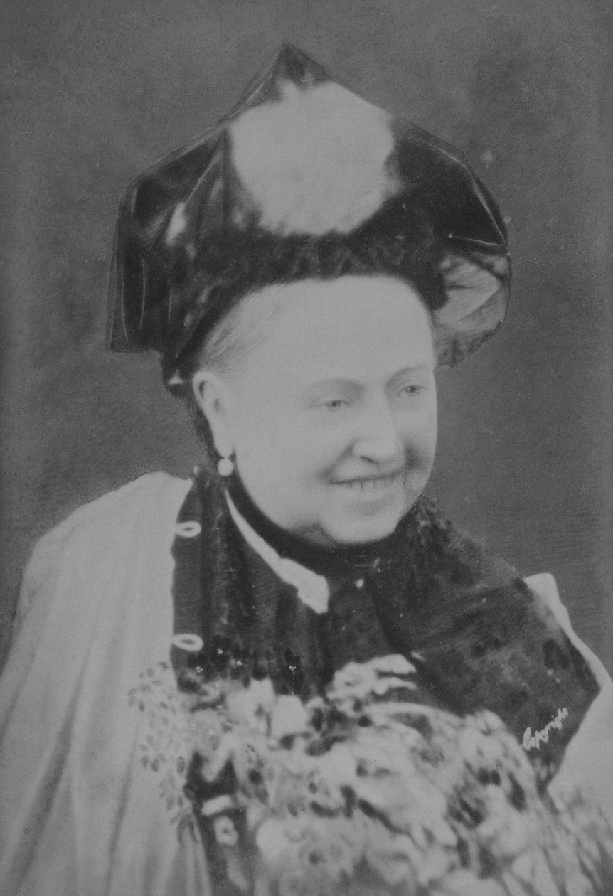 Ein Jubiläumsporträt von Königin Victoria (1819-1901) lachend, 21. Juni 1887 von English School