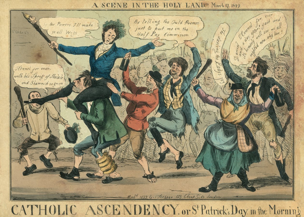 Eine Szene im Heiligen Land, 17. März 1829 von English School