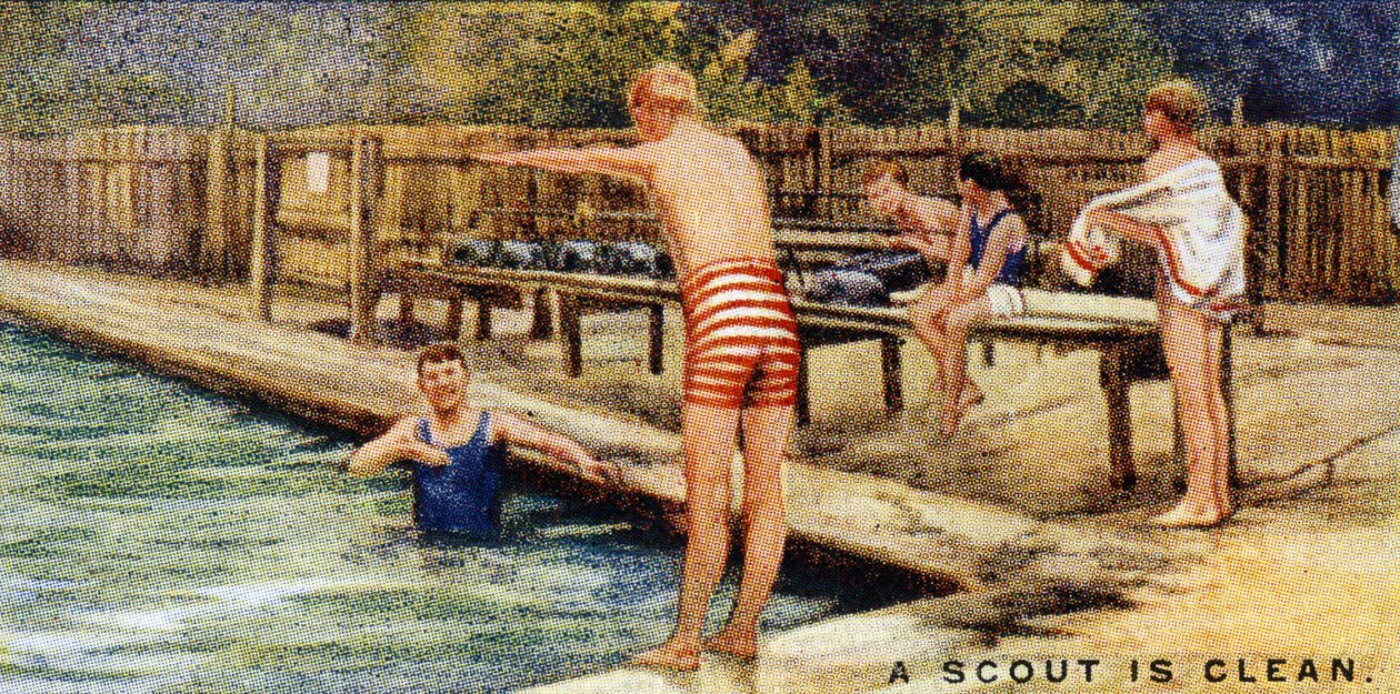 Ein Pfadfinder ist sauber, 1929 von English School