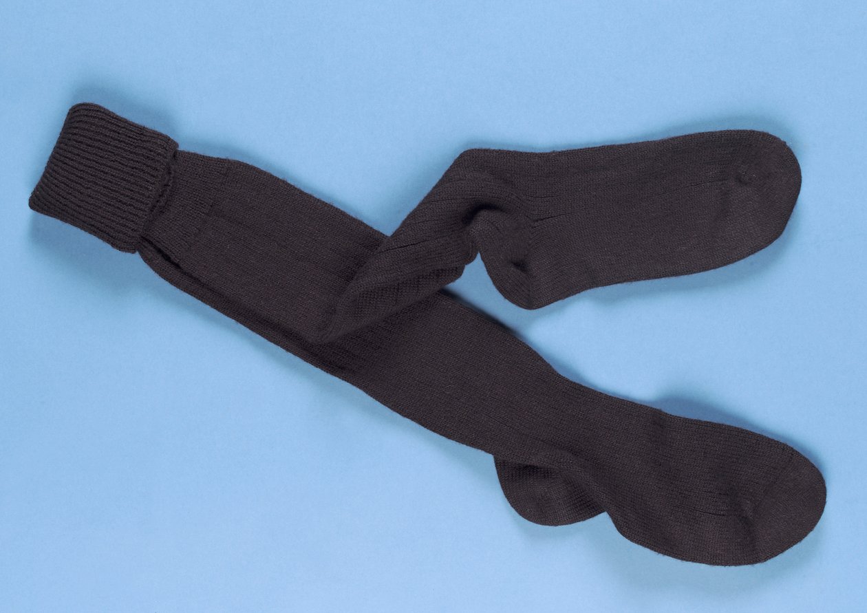 Paar lange Wollfußballsocken von English School