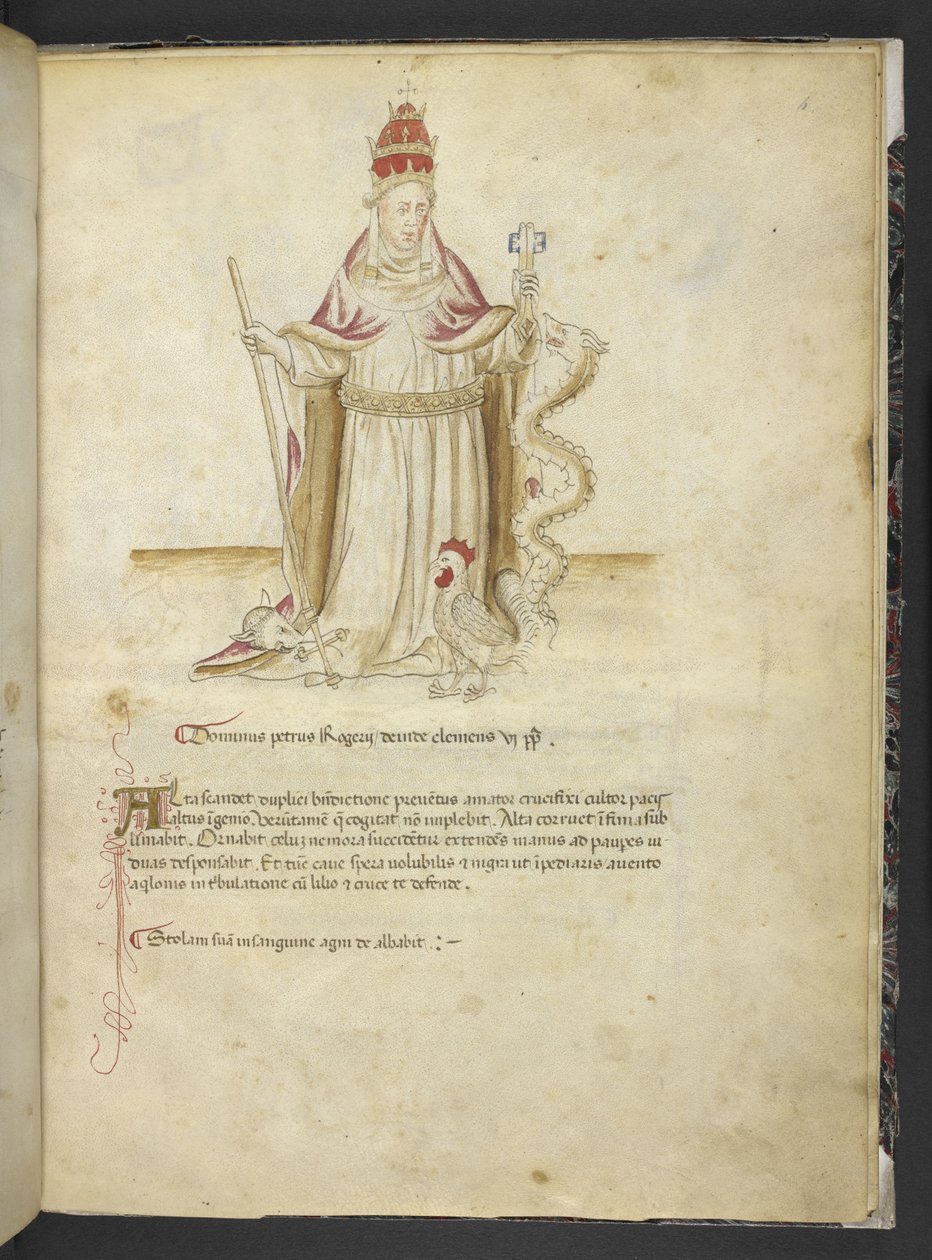 Joachimi Abbatis de Curatio, et Anselmi, Episcopi Marsicani, Vaticinia xxx de Pontificibus Romanis; scil., a Nicolao III. ad Innocentium VIII (ca. 1500) von English School