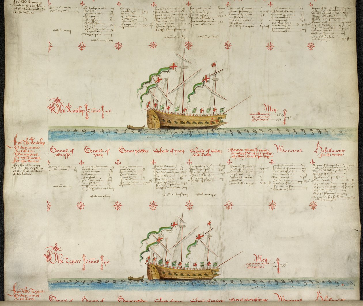Die Galeasse The Antelop und The Tegar, aus 