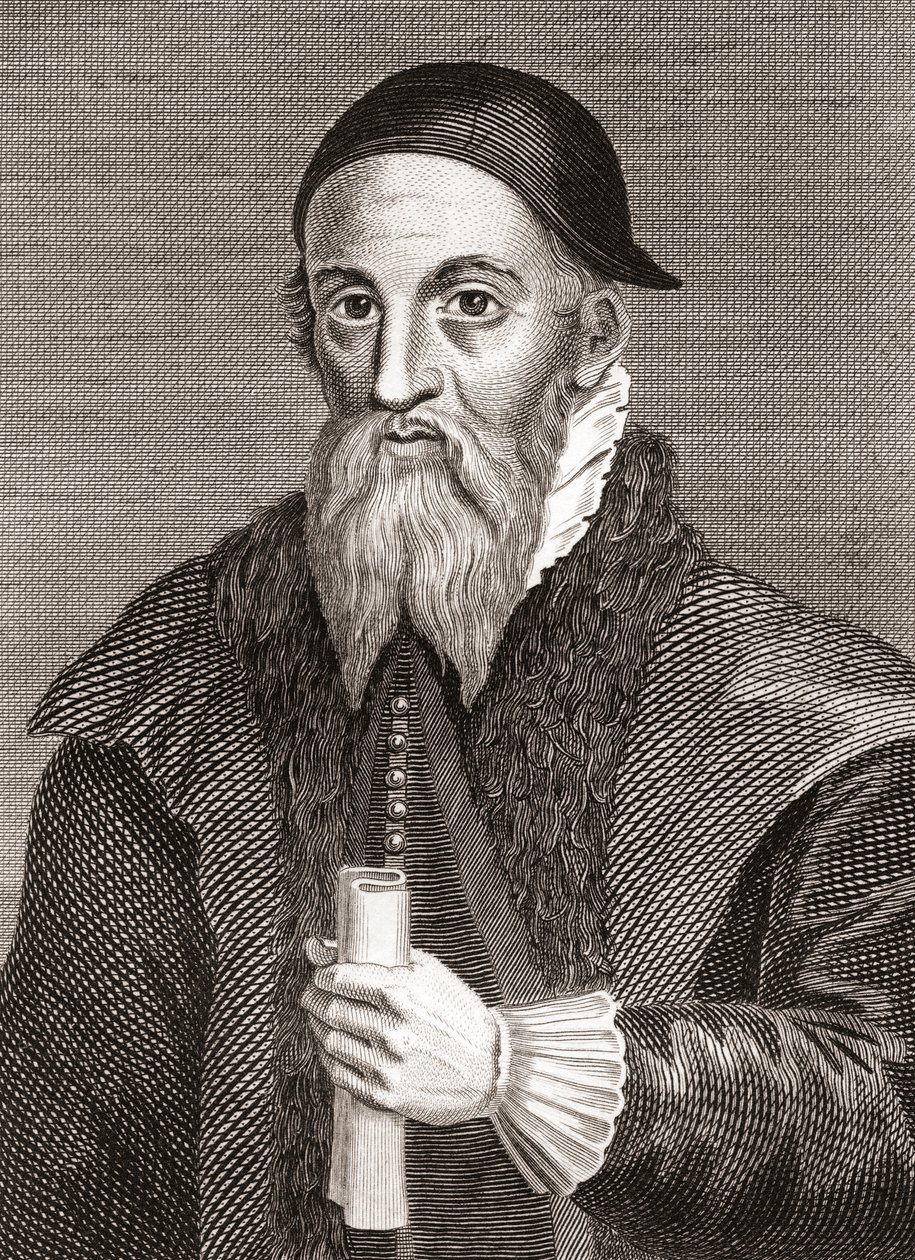 Alexander Erskine von Gogar, ca. 1521-1592. Schottischer Gutsherr und Hüter von James VI. von Schottland auf Schloss Stirling. Aus Iconographia Scotica oder Porträts berühmter Persönlichkeiten Schottlands, veröffentlicht 1797. von English School