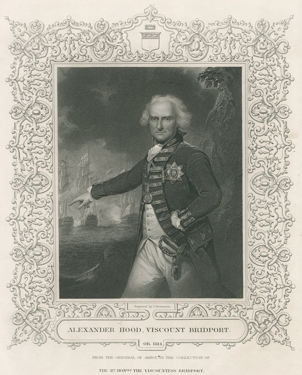 Alexander Hood, 1. Viscount Bridport, Illustration aus 