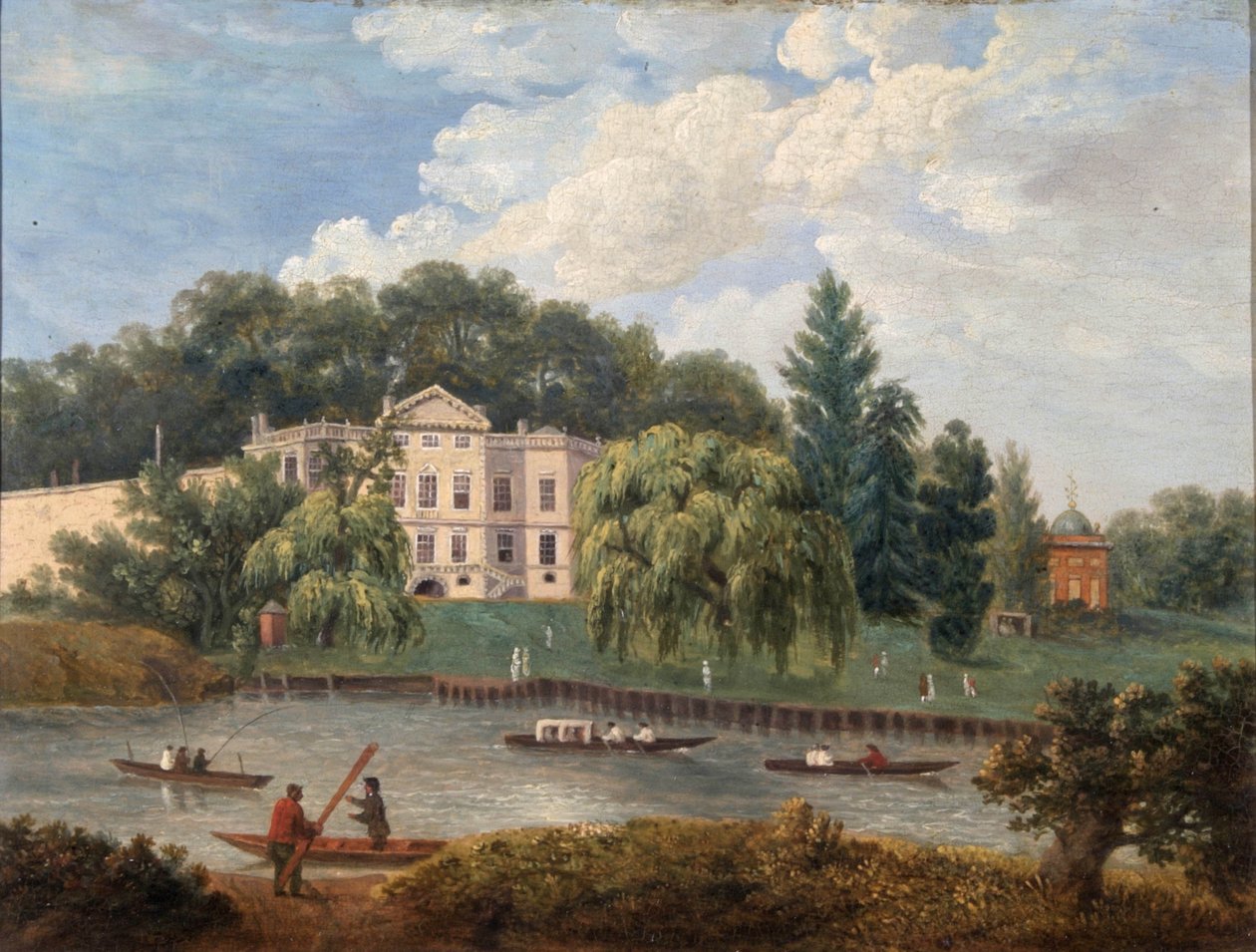 Alexander Popes Haus und Earl Ferrers Haus, Twickenham, Middlesex von English School