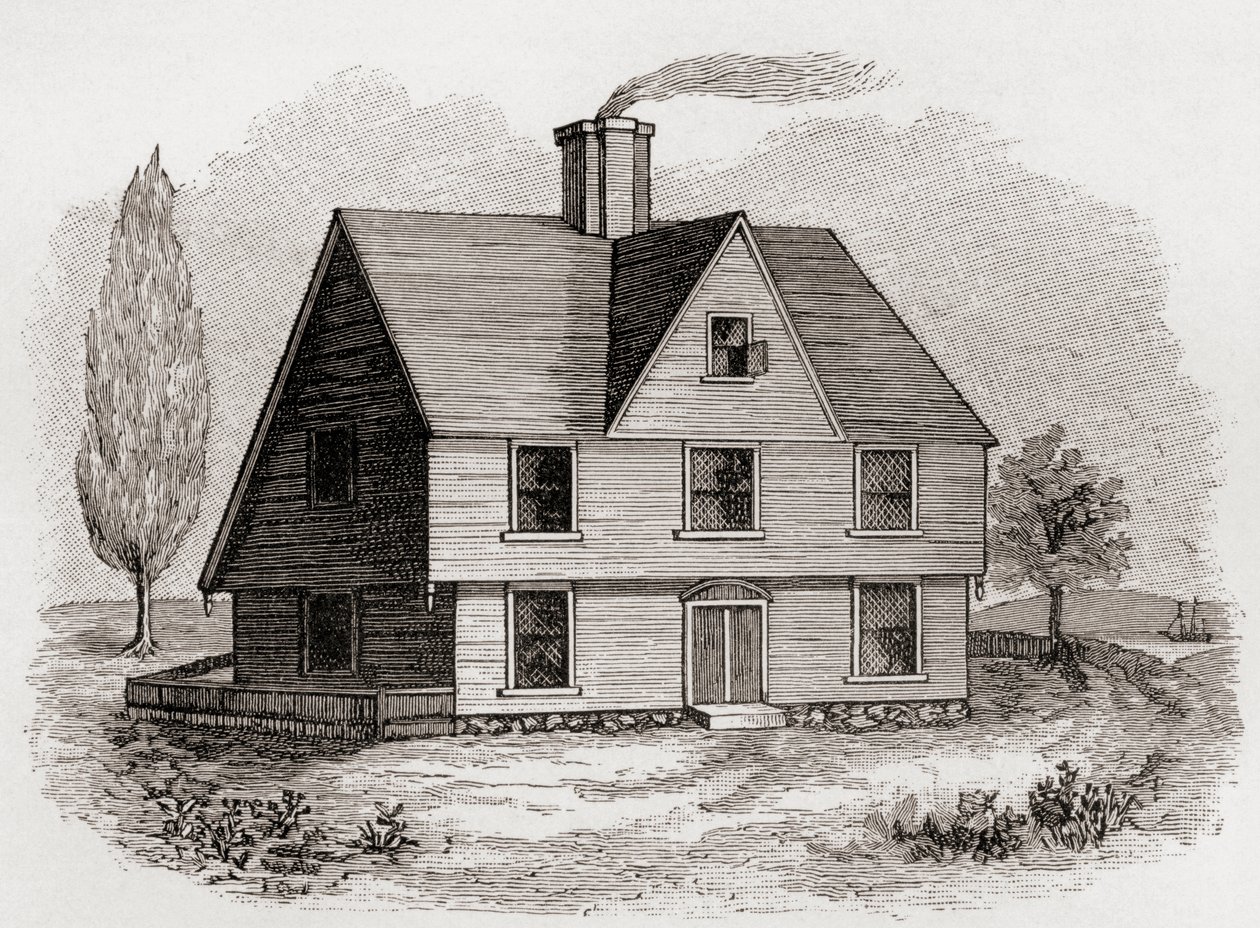 Allyn House, New Plymouth, Nordamerika, aus 