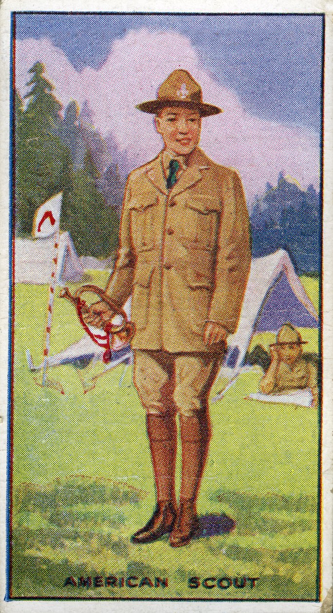 Amerikanischer Pfadfinder, 1923 von English School