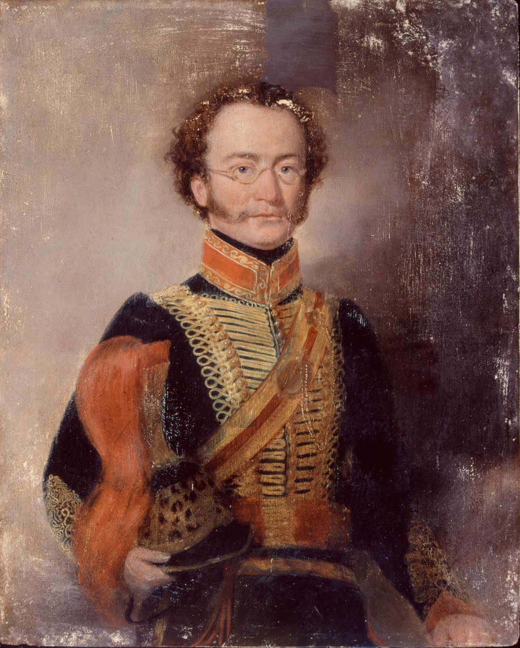 Ein unbekannter Offizier, Regiment der Bombay Horse Artillery, ca. 1840 von English School