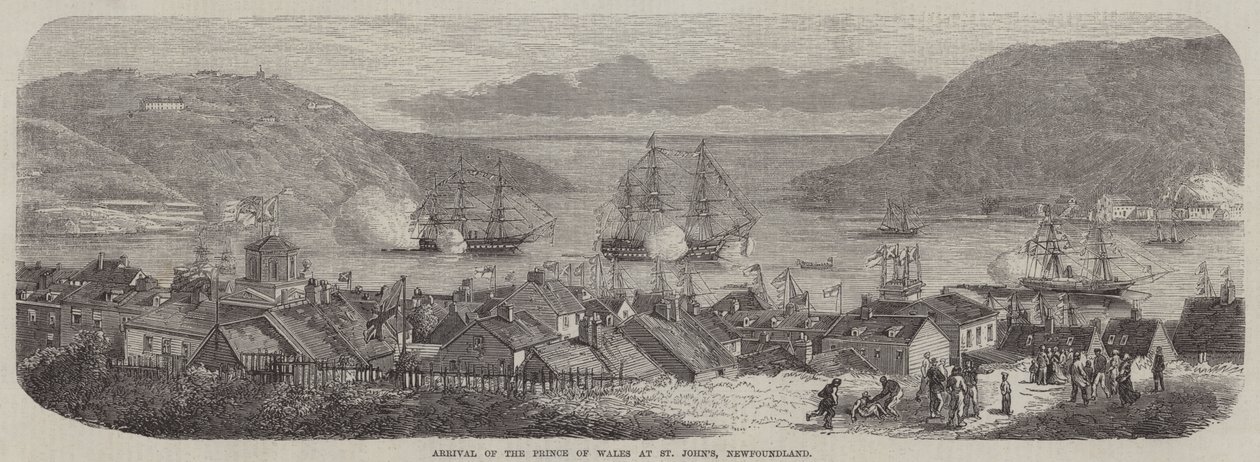Ankunft des Prinzen von Wales in St. John