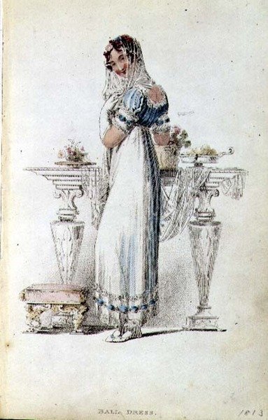 Ballkleid, Modeplatte aus Ackermann