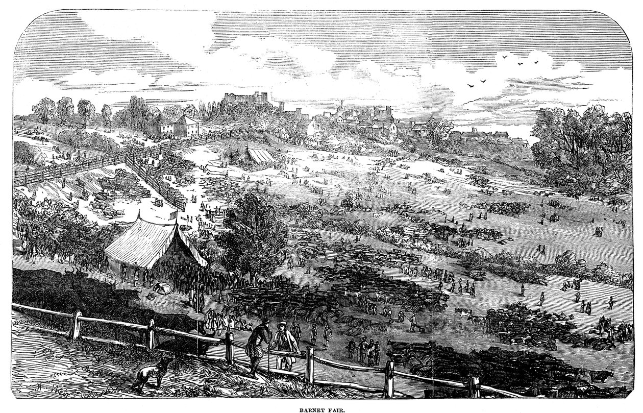 Barnet-Messe, 1849 von English School