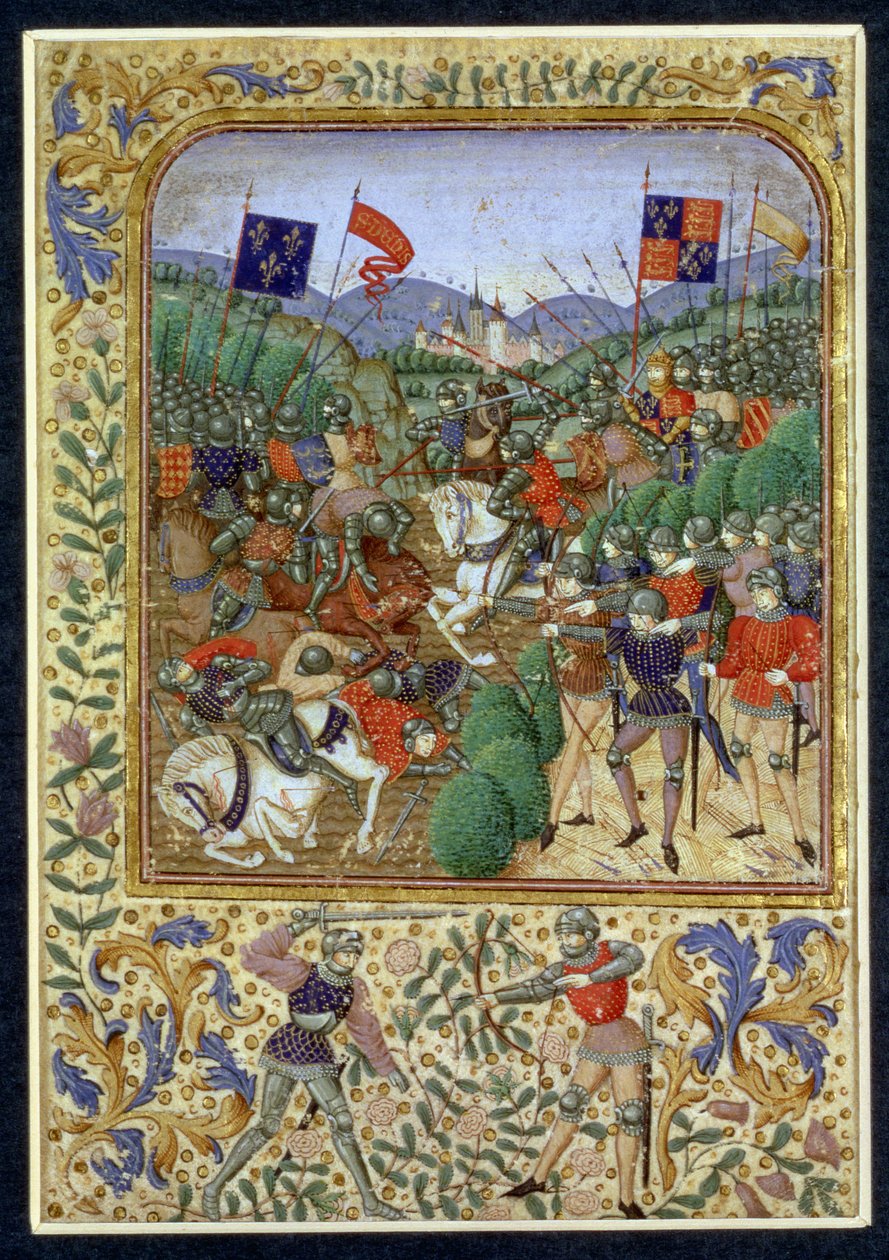 Schlacht von Agincourt, 25. Oktober 1415 von English School