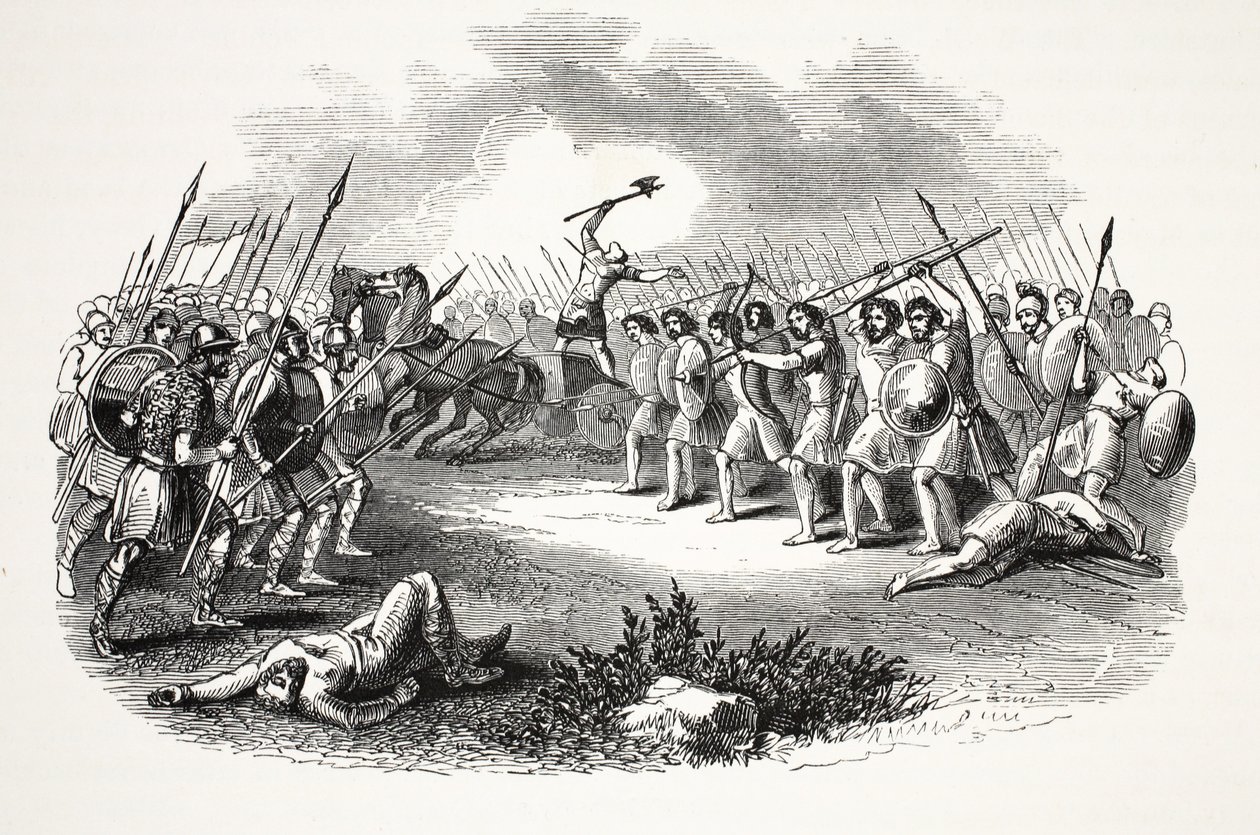 Schlacht von Rhuddlan Marsh von English School
