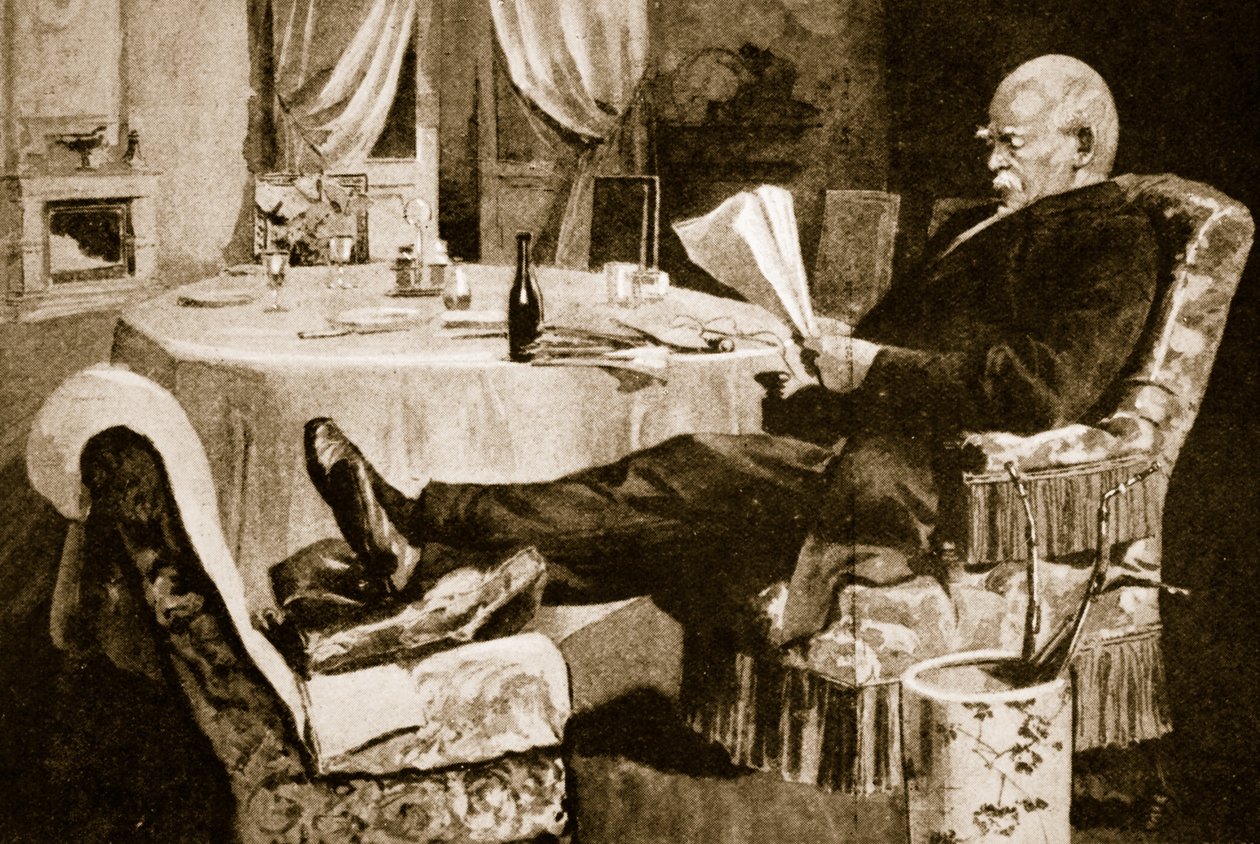 Bismarck gönnt sich eine kurze Pause von den Staatsgeschäften von English School