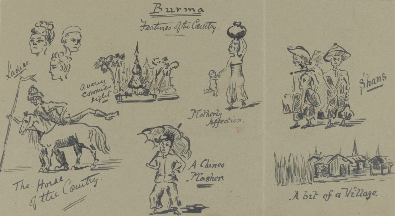 Burma, Merkmale des Landes von English School