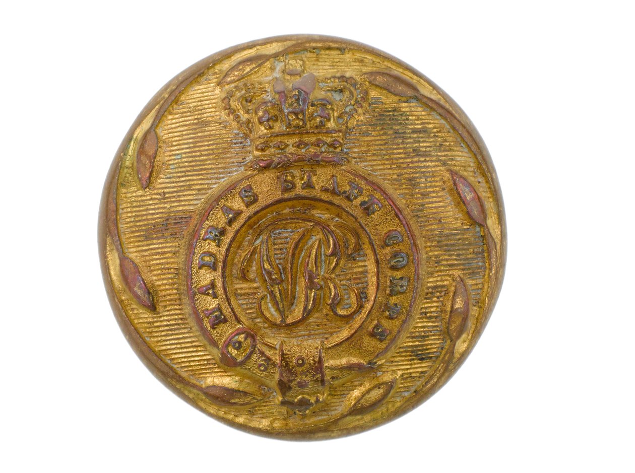 Knopf, Madras Staff Corps, 1861-1876 von English School