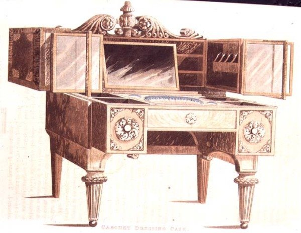 Schminkkoffer, Tafel 136 aus Ackermann