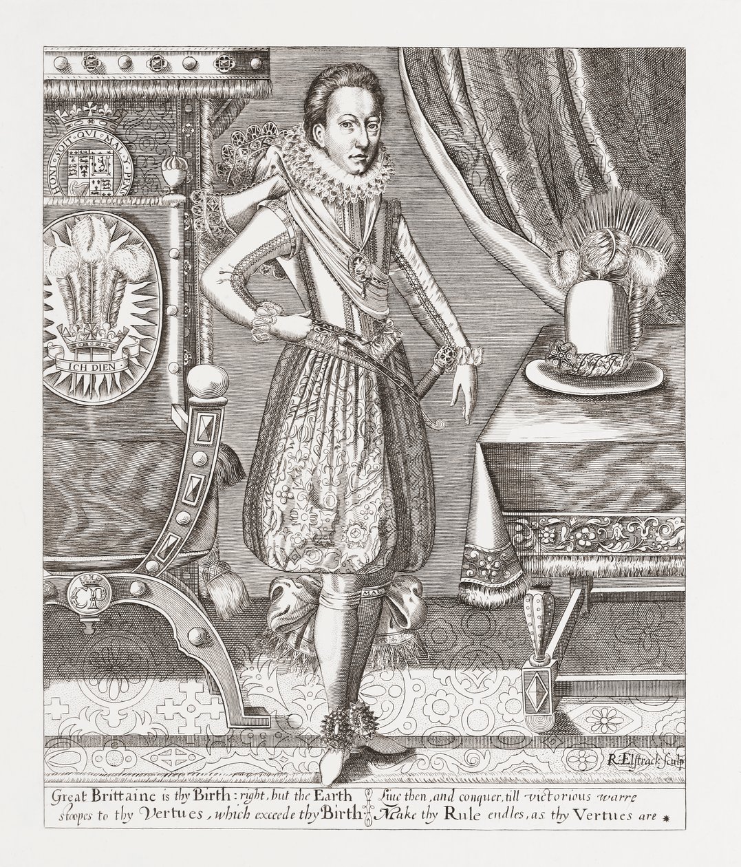 Karl I., König von England, Schottland, Irland, aus Woodburn