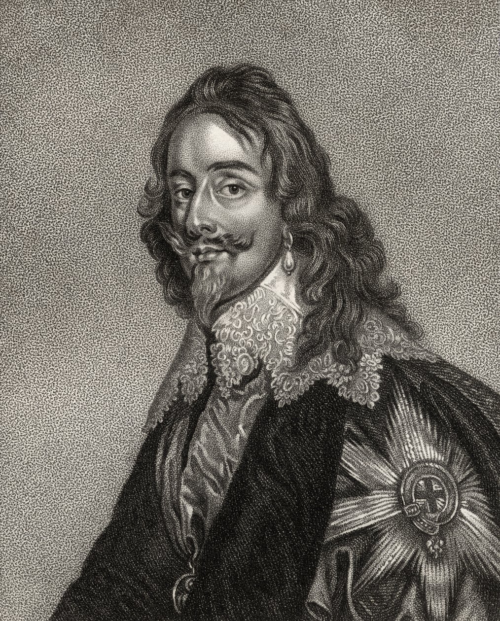 Charles I., graviert von Bocquet, aus 