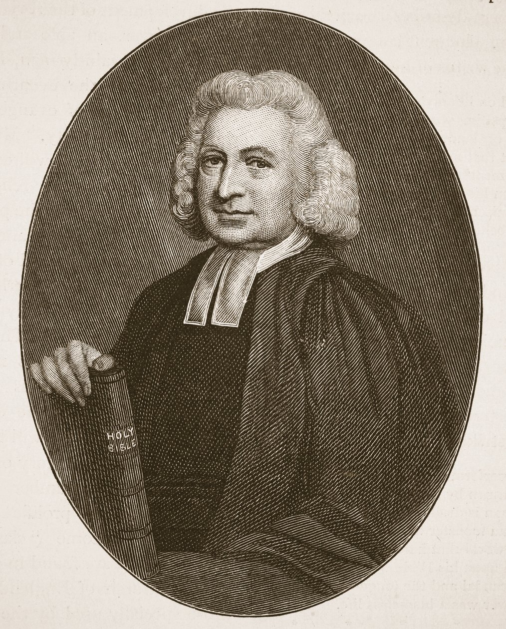 Charles Wesley, Illustration aus Die Kirche von England: Eine Geschichte für das Volk von H.D.M. Spence-Jones, veröffentlicht um 1910 von English School