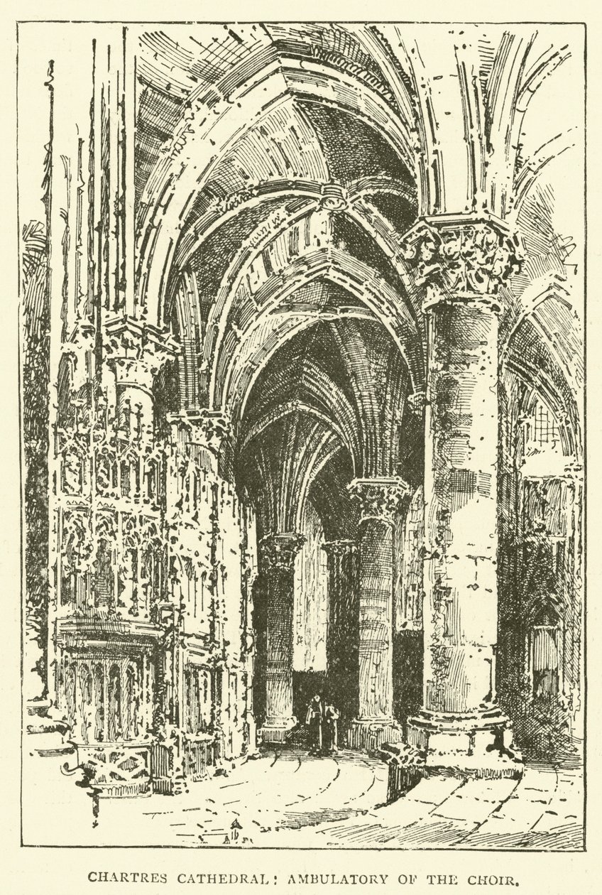 Kathedrale von Chartres, Chorumgang von English School