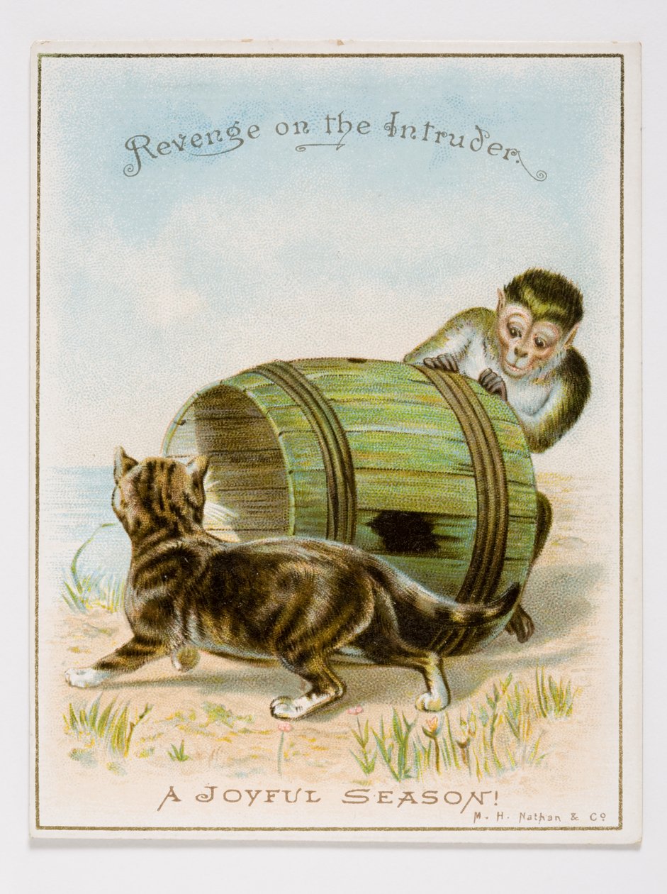 Weihnachtskarte, ca. 1885-95 von English School