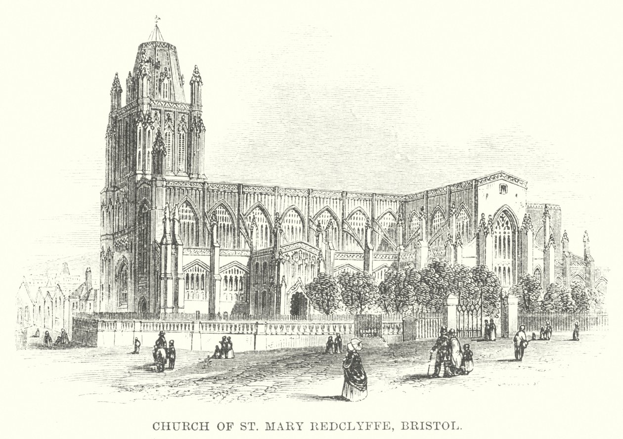 Kirche St. Mary Redcliffe, Bristol von English School
