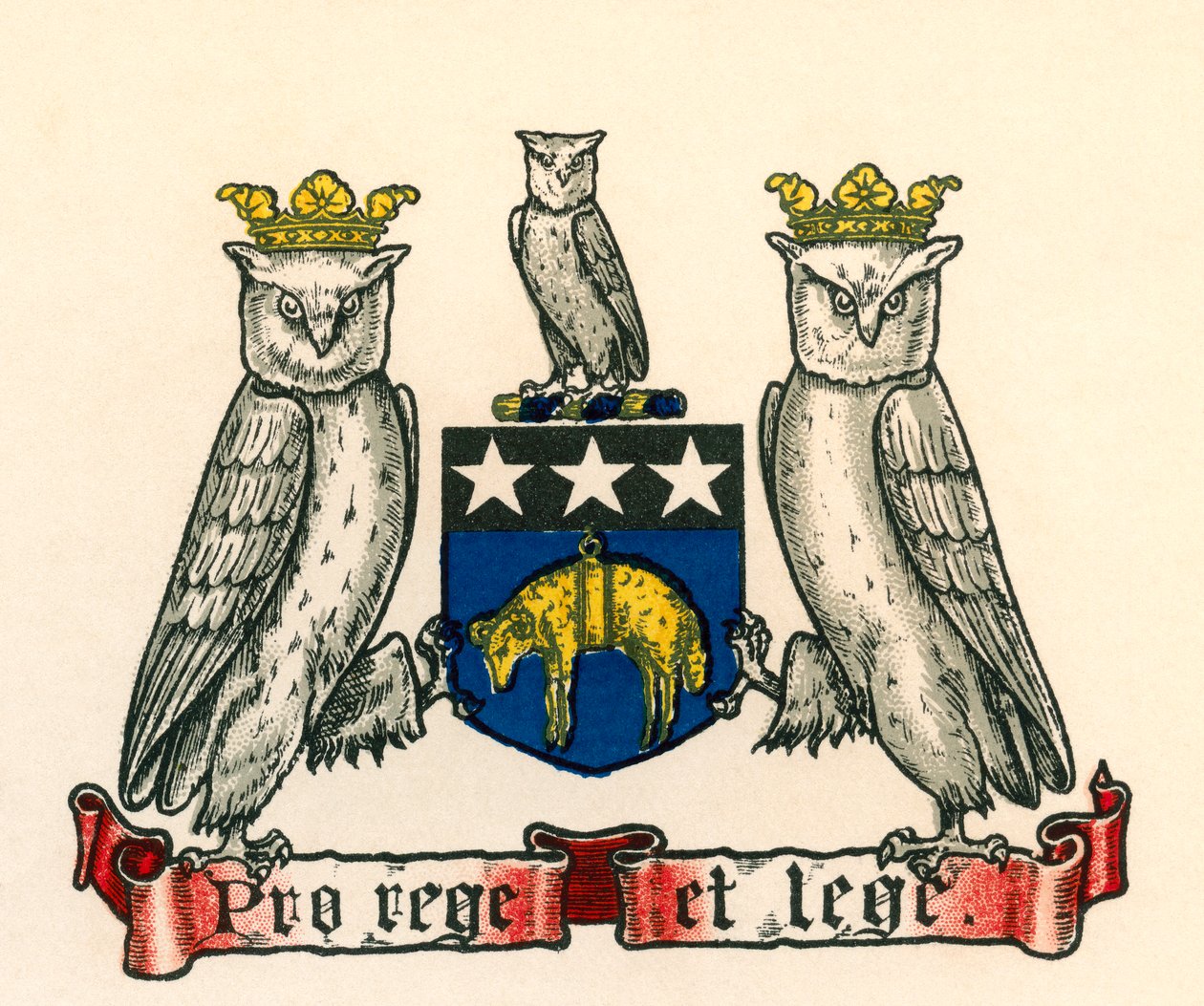 Wappen von Leeds, England von English School