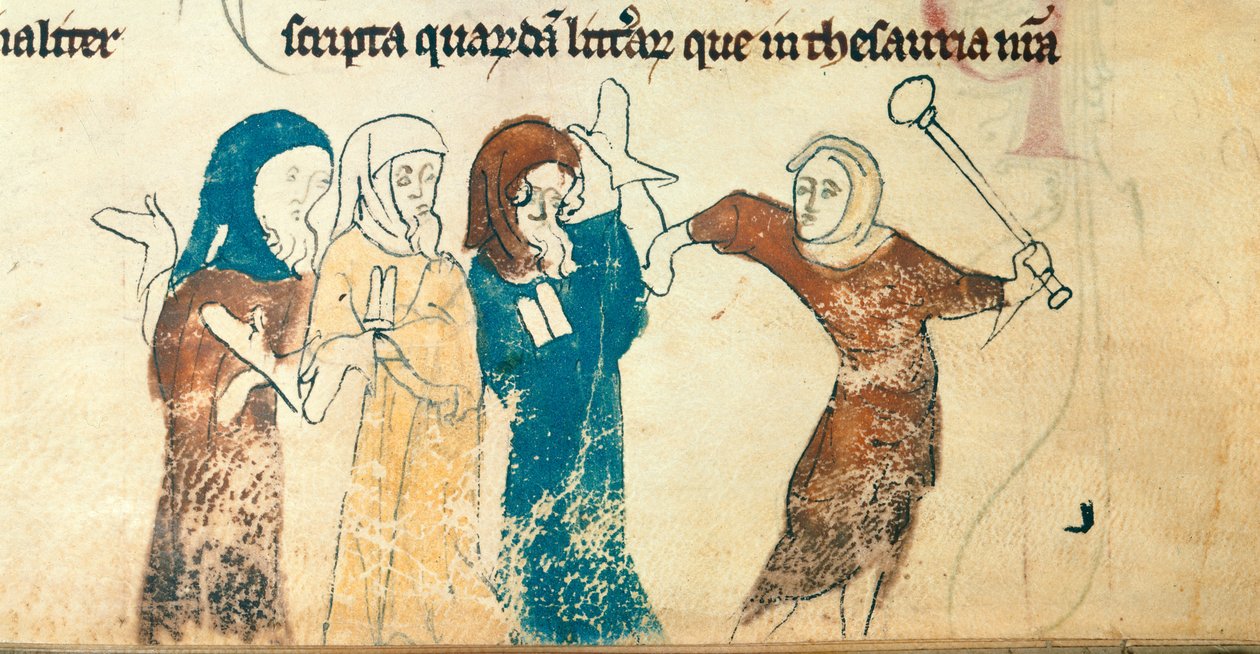 Verfolgung der Juden, Illustration aus 