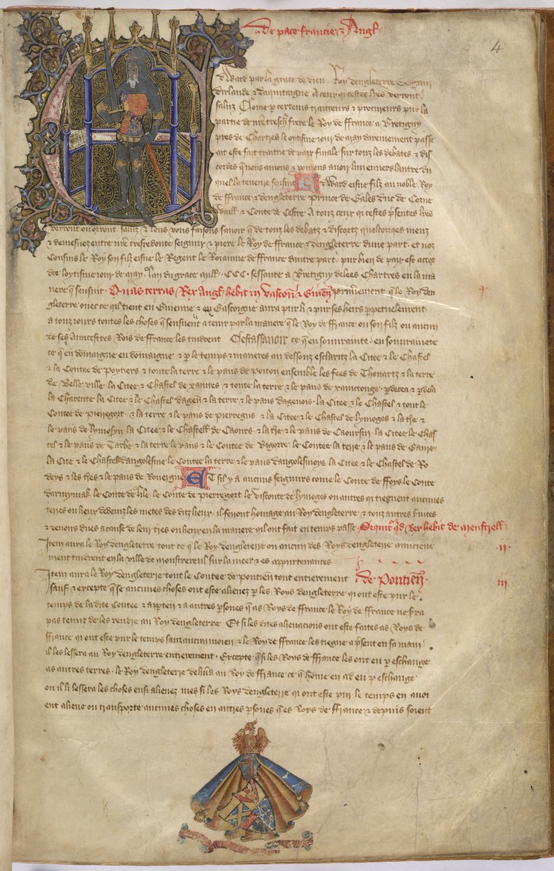 Illuminierte Initiale 