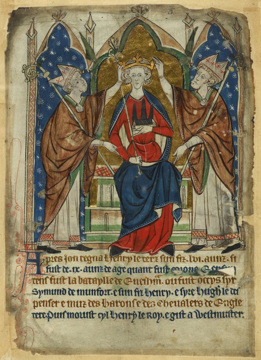 Krönung von Heinrich III., aus den 
