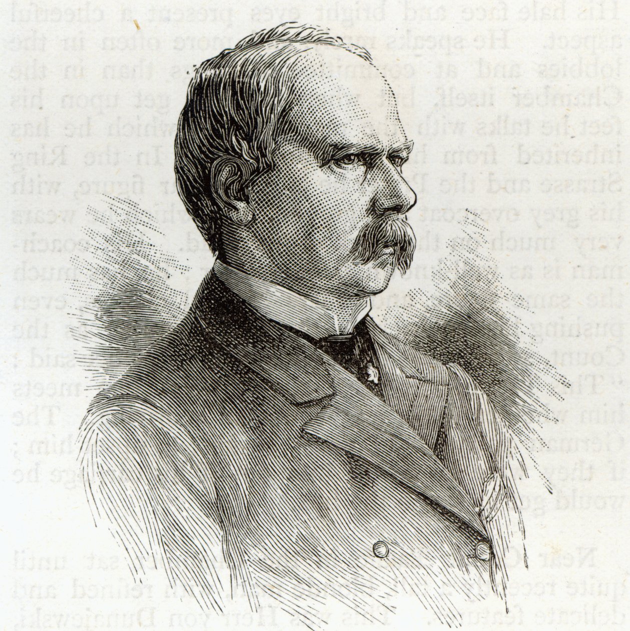Graf Kalnoky, der Außenminister von Österreich, aus 