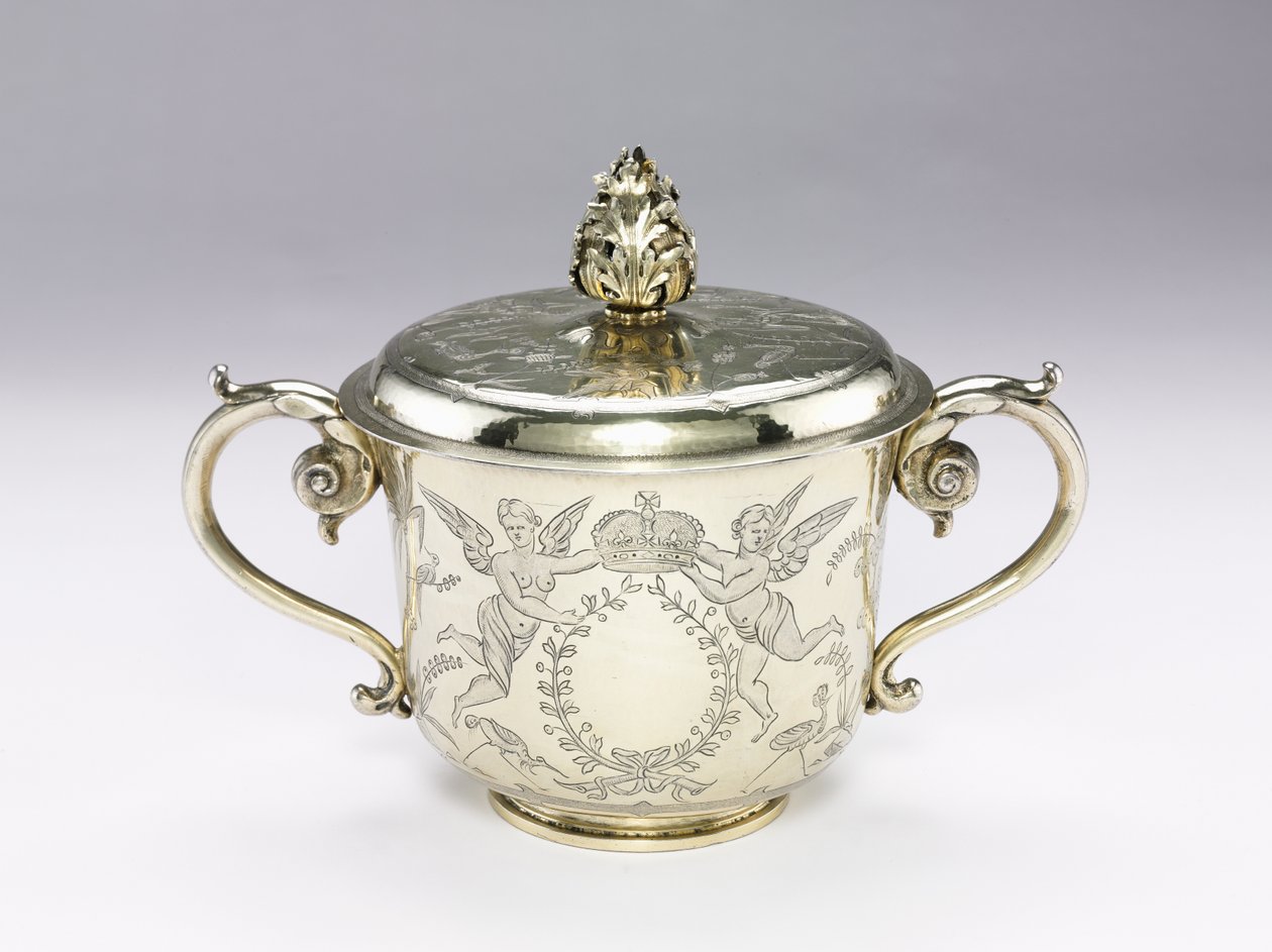 Gedeckter Becher, 1686 von English School