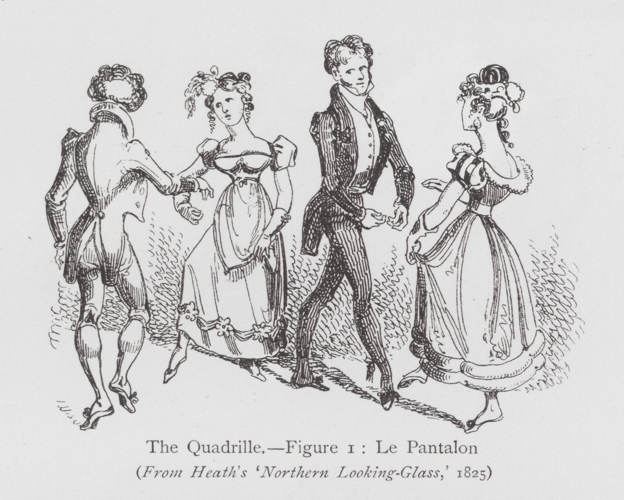 Tanzen: Der Quadrille, Figur 1, Le Pantalon von English School