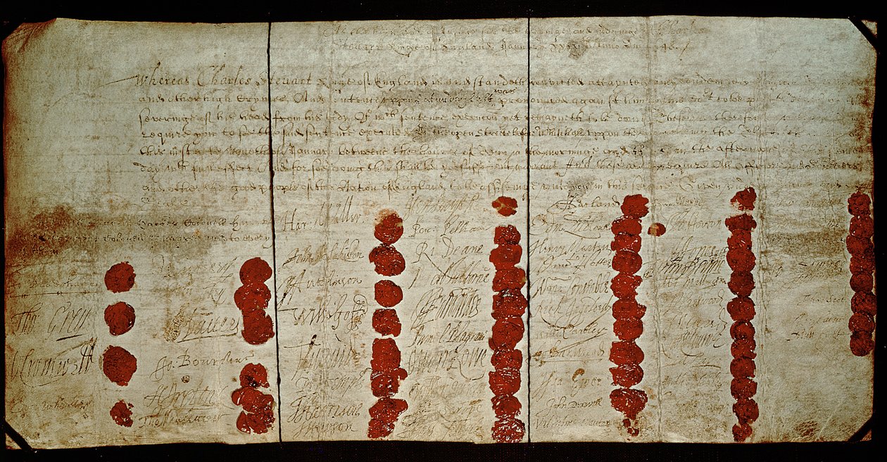 Todesurteil von Karl I. (1600-49) 29. Januar 1648 (eigentlich 1649) von English School