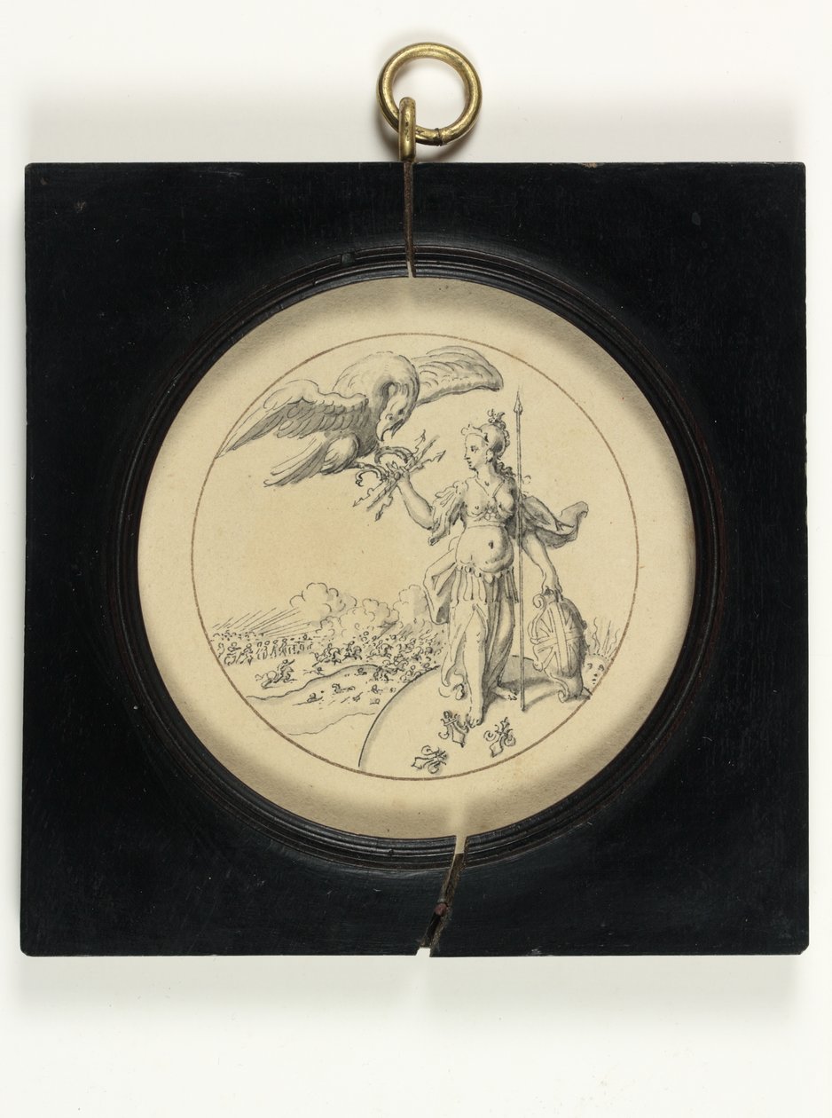 Entwurf für eine Medaille zur Erinnerung an die Schlacht von Blenheim von English School