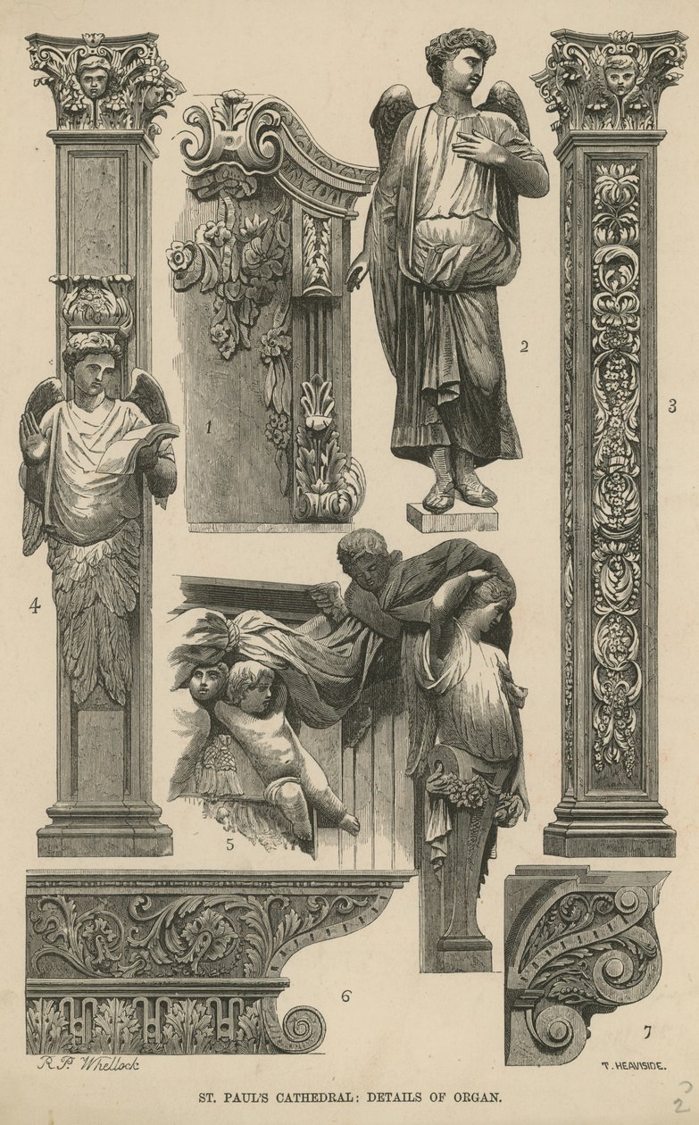 Detail der Orgel in der St. Paul