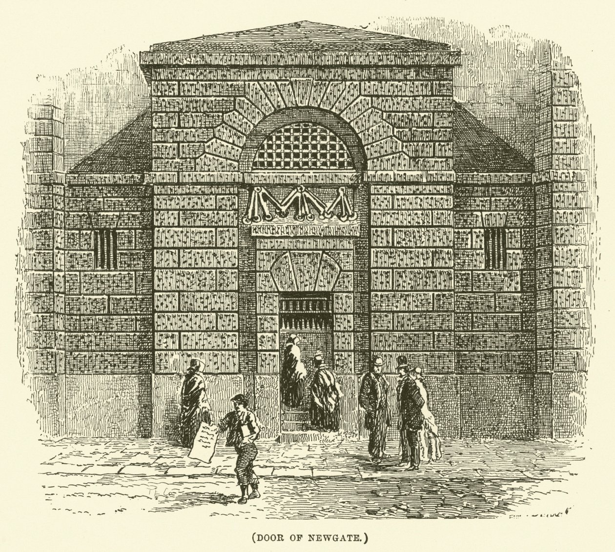 Tür von Newgate von English School