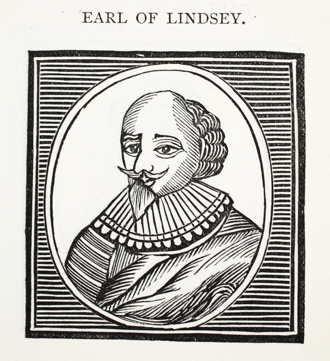 Earl of Lindsey, Illustration aus Chap-books des achtzehnten Jahrhunderts von John Ashton, veröffentlicht 1882 von English School