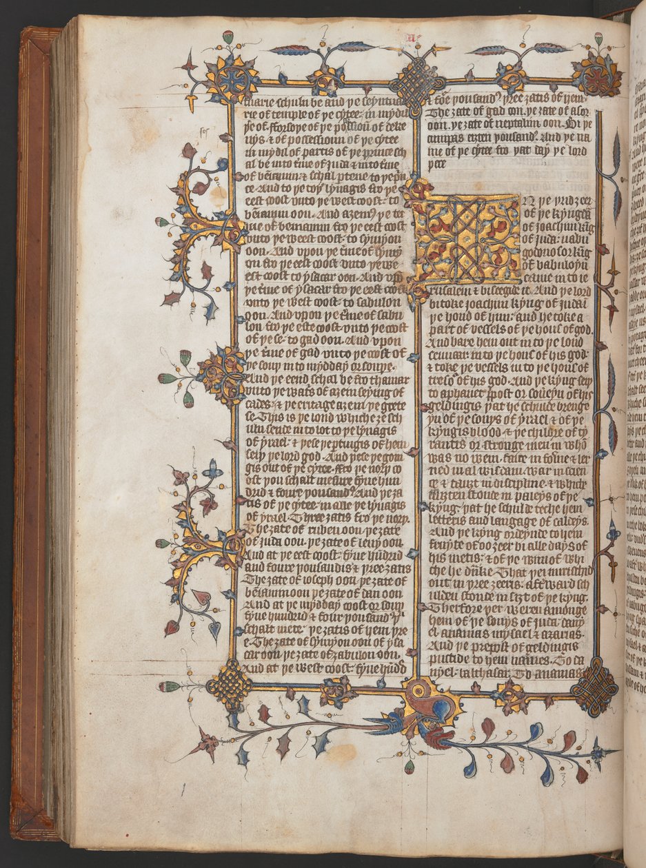 Egerton 617, Wycliff-Bibel, vor 1397 von English School