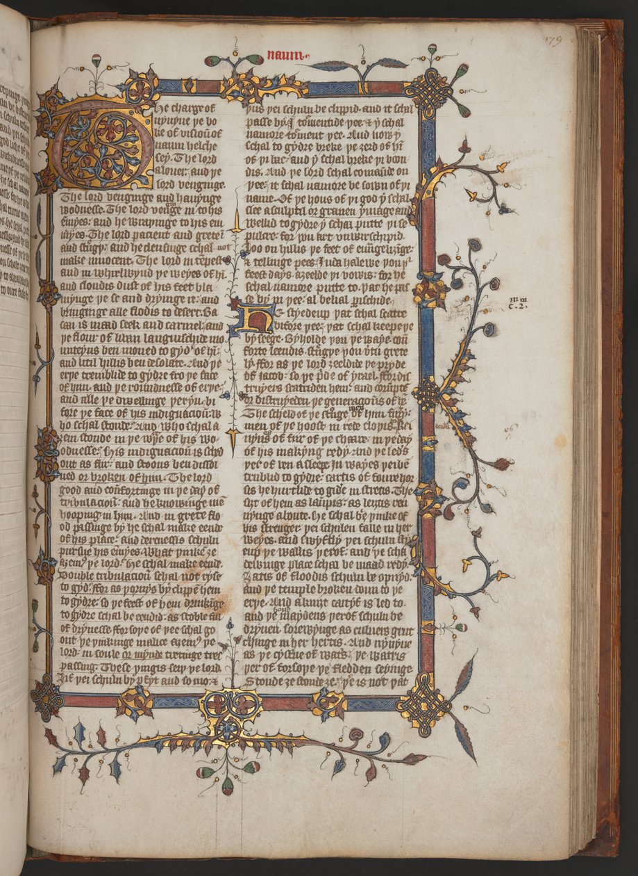 Egerton 617, Wycliff-Bibel, vor 1397 von English School
