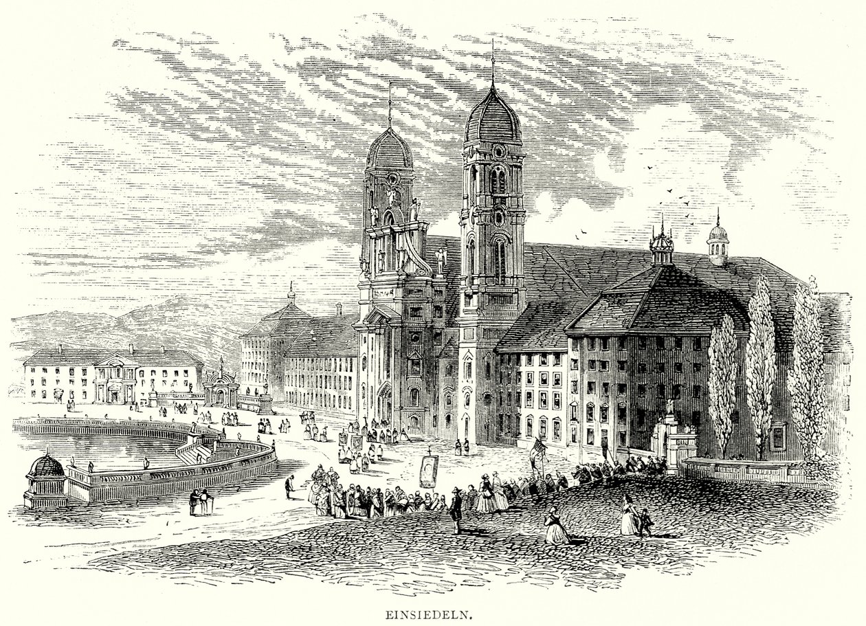 Einsiedeln (Gravur) von English School