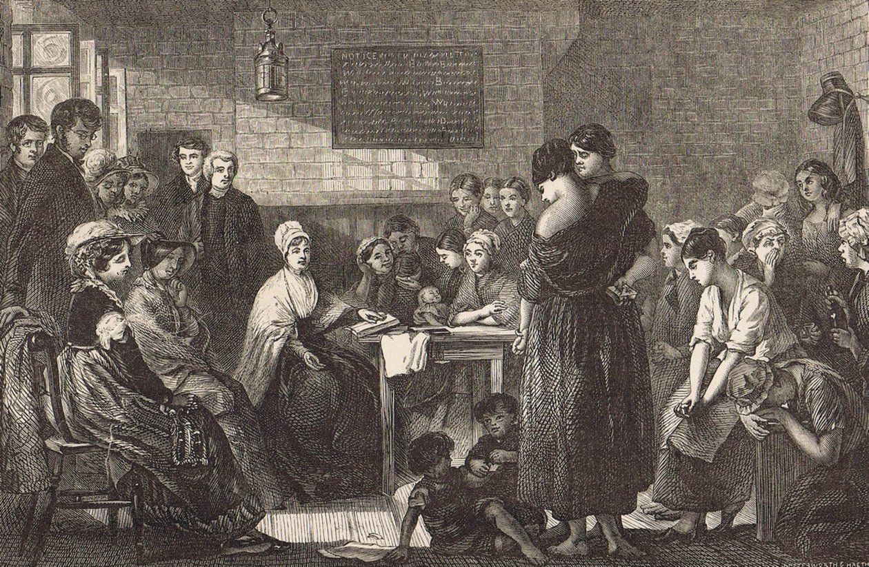 Elizabeth Fry (1780-1845) (Stich) von English School