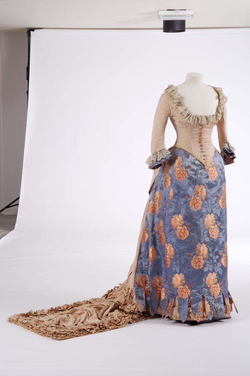 Abendkleid, 1880er Jahre von English School