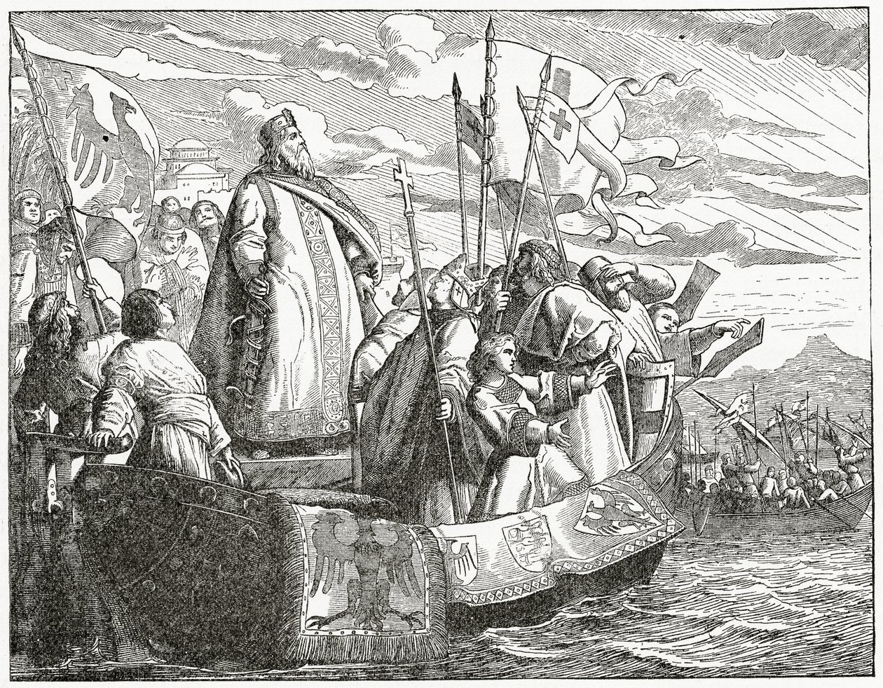 Friedrich überquert nach Kleinasien, 1882 von English School