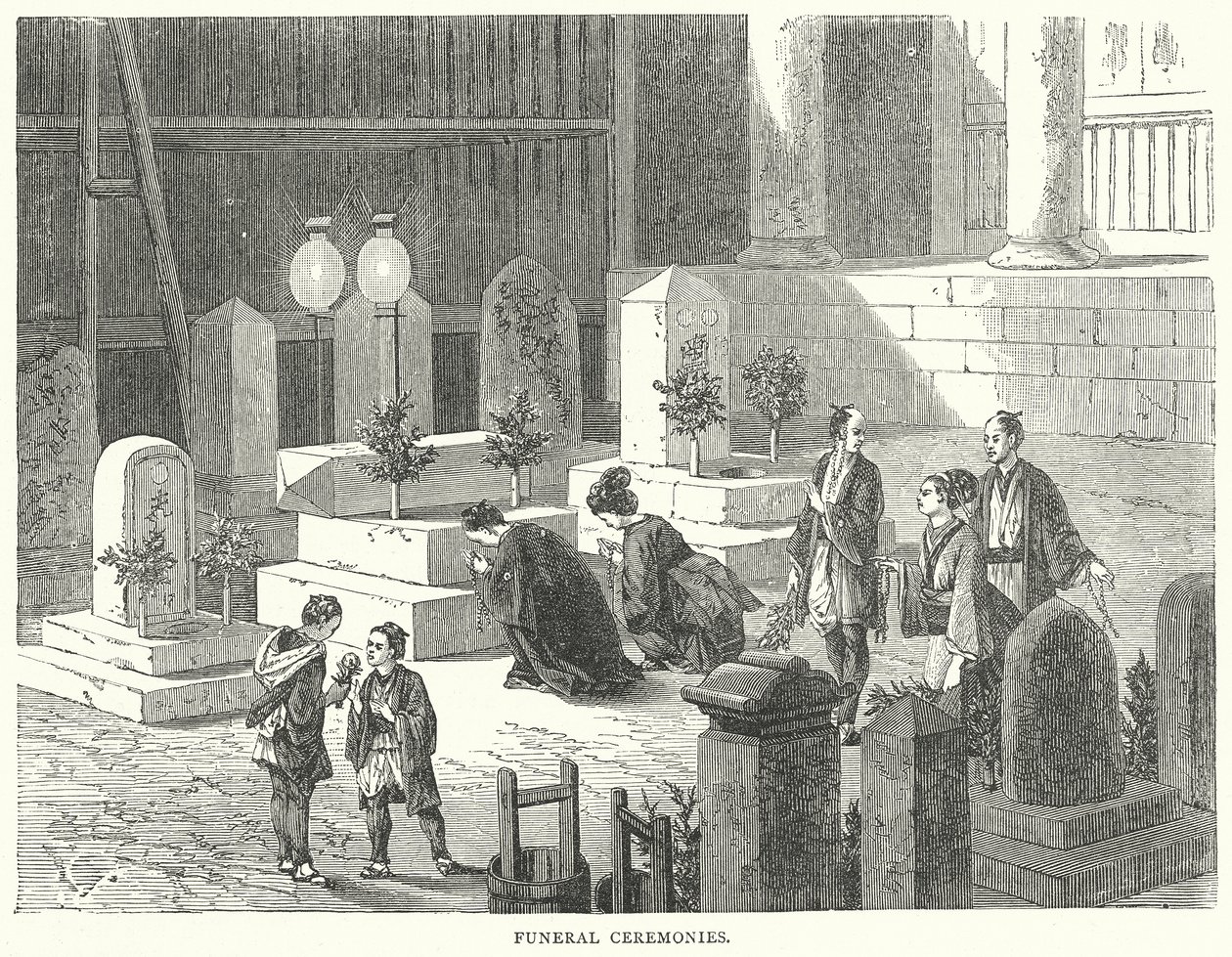 Beerdigungszeremonien von English School