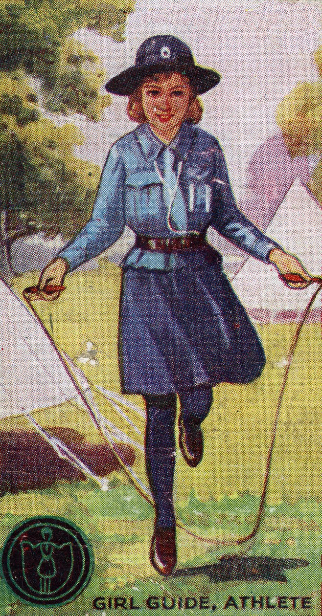 Pfadfinderin Athletenabzeichen, 1923 von English School