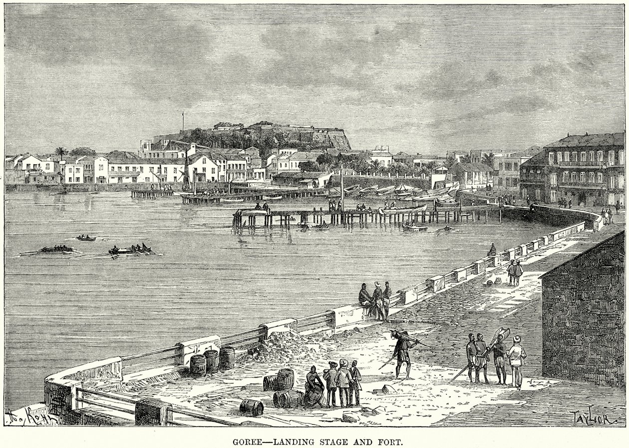 Goree – Landesteg und Festung von English School