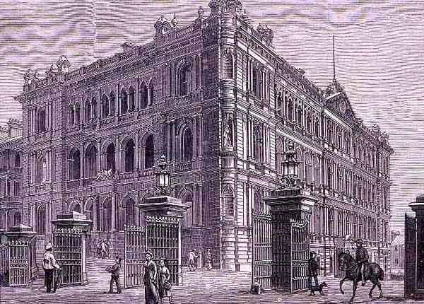 Regierungsgebäude, Macquarie Street, Sydney, Australien, aus 