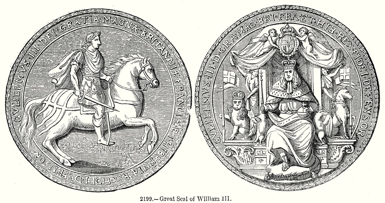 Großes Geschäft von Wilhelm III. von English School